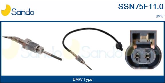 Sensore, temperatura gas scarico SANDO SSN75F11.0