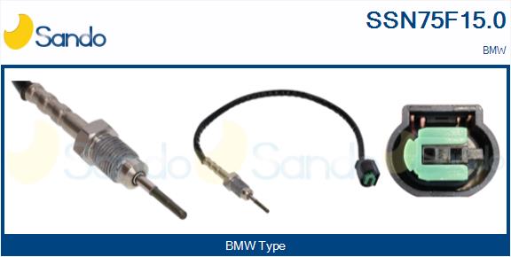 Sensore, temperatura gas scarico SANDO SSN75F15.0