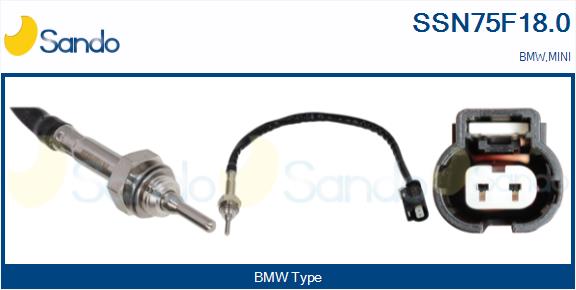 Sensore, temperatura gas scarico SANDO SSN75F18.0