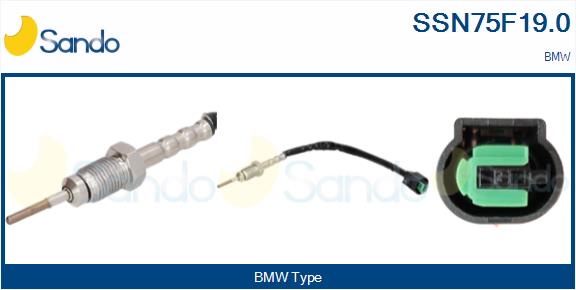 Sensore, temperatura gas scarico SANDO SSN75F19.0