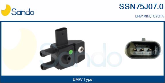 Sensore, pressione gas scarico SANDO SSN75J07.0