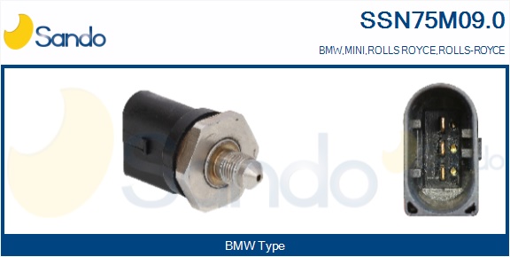 Sensore, pressione carburante SANDO SSN75M09.0