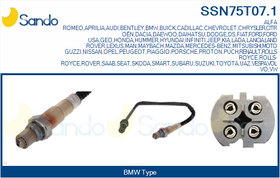 Sonda lambda SANDO SSN75T07.1