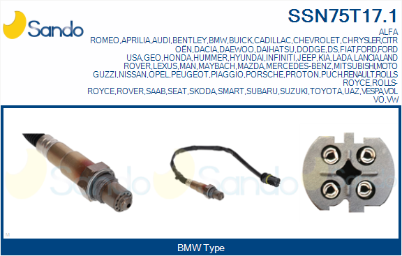 Sonda lambda SANDO SSN75T17.1