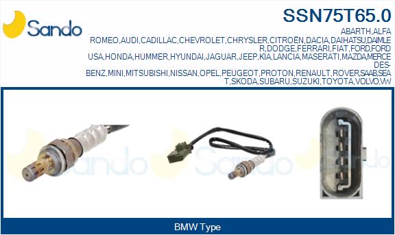 Sonda lambda SANDO SSN75T65.0