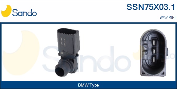 Sensore pressione, servofreno SANDO SSN75X03.1
