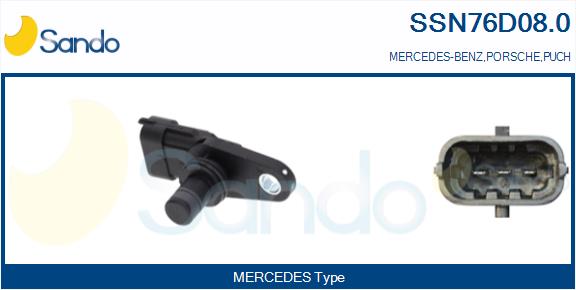 Sensore, posizione albero a camme SANDO SSN76D08.0