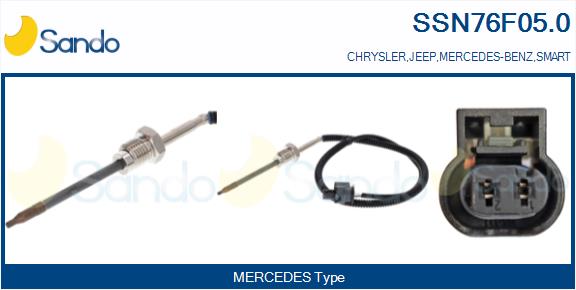 Sensore, temperatura gas scarico SANDO SSN76F05.0