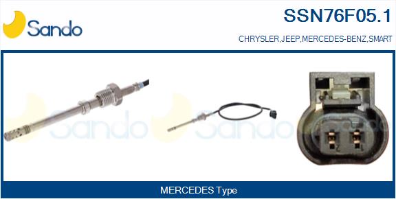Sensore, temperatura gas scarico SANDO SSN76F05.1