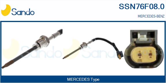 Sensore, temperatura gas scarico SANDO SSN76F08.0