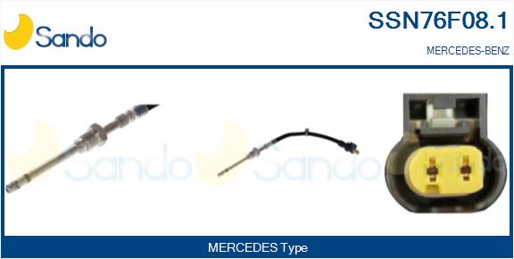 Sensore, temperatura gas scarico SANDO SSN76F08.1
