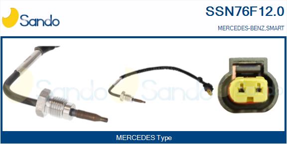 Sensore, temperatura gas scarico SANDO SSN76F12.0