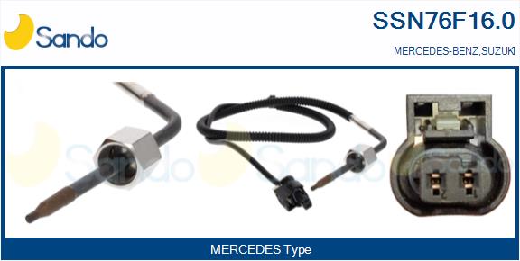 Sensore, temperatura gas scarico SANDO SSN76F16.0