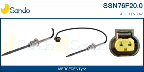 Sensore, temperatura gas scarico SANDO SSN76F20.0