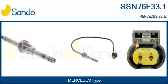 Sensore, temperatura gas scarico SANDO SSN76F33.1