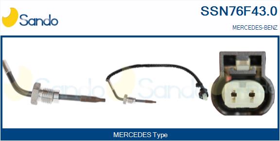Sensore, temperatura gas scarico SANDO SSN76F43.0