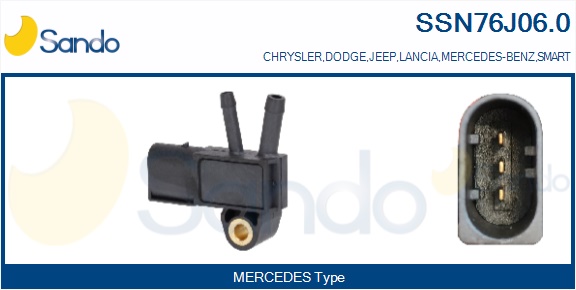 Sensore, pressione gas scarico SANDO SSN76J06.0