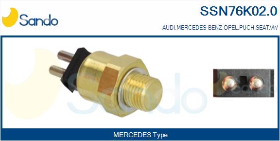 Termocontatto, ventola radiatore SANDO SSN76K02.0