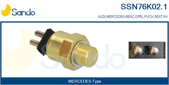 Termocontatto, ventola radiatore SANDO SSN76K02.1