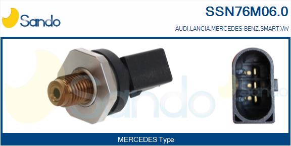 Sensore, pressione carburante SANDO SSN76M06.0