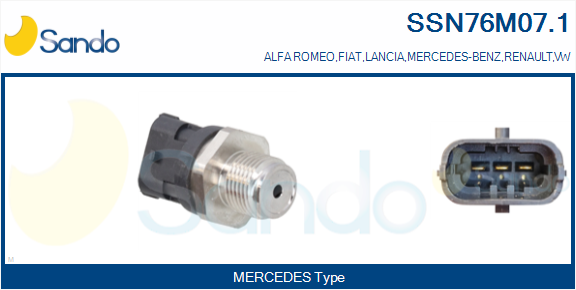 Sensore, pressione carburante SANDO SSN76M07.1