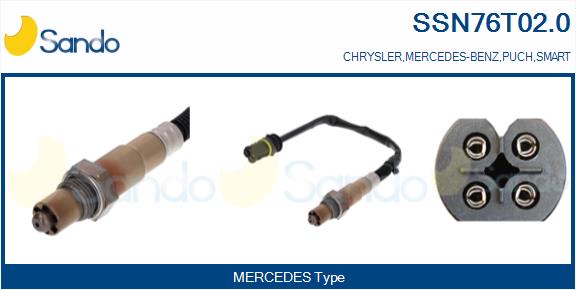 Sonda lambda SANDO SSN76T02.0