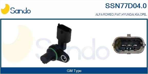 Sensore, posizione albero a camme SANDO SSN77D04.0