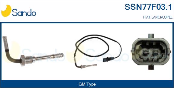 Sensore, temperatura gas scarico SANDO SSN77F03.1