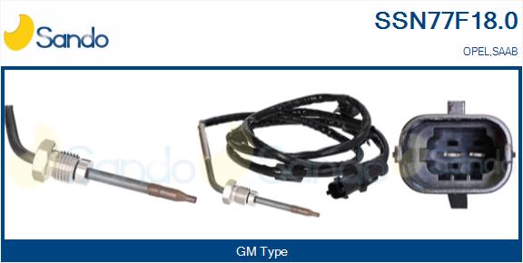 Sensore, temperatura gas scarico SANDO SSN77F18.0