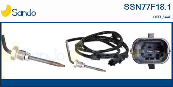 Sensore, temperatura gas scarico SANDO SSN77F18.1