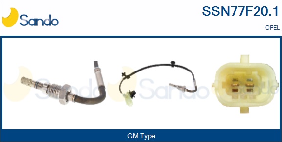 Sensore, temperatura gas scarico SANDO SSN77F20.1