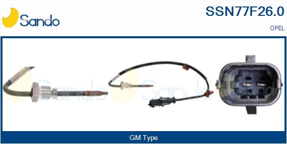 Sensore, temperatura gas scarico SANDO SSN77F26.0