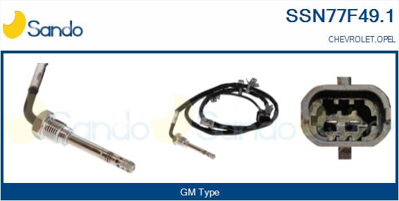 Sensore, temperatura gas scarico SANDO SSN77F49.1