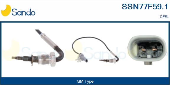 Sensore, temperatura gas scarico SANDO SSN77F59.1