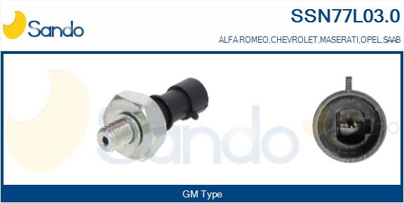 Interruttore a pressione olio SANDO SSN77L03.0