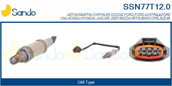 Sonda lambda SANDO SSN77T12.0