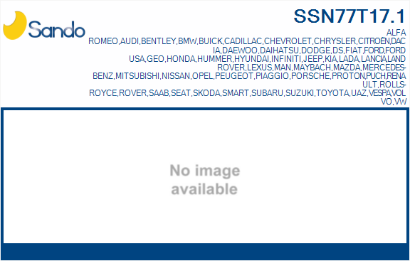Sonda lambda SANDO SSN77T17.1