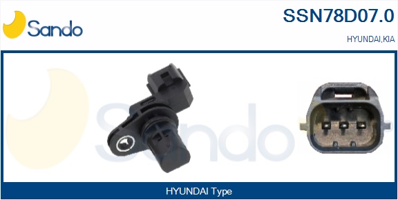 Sensore, posizione albero a camme SANDO SSN78D07.0