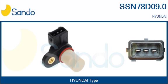 Sensore, posizione albero a camme SANDO SSN78D09.0