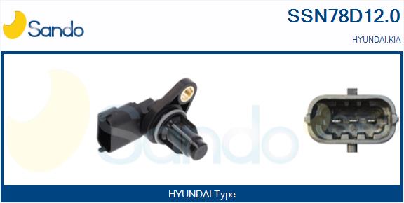 Sensore, posizione albero a camme SANDO SSN78D12.0