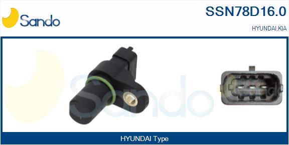 Sensore, posizione albero a camme SANDO SSN78D16.0