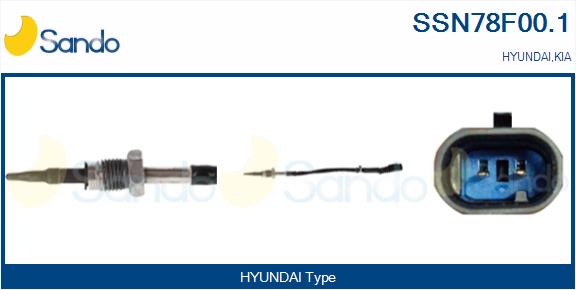 Sensore, temperatura gas scarico SANDO SSN78F00.1