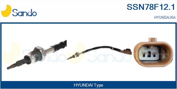 Sensore, temperatura gas scarico SANDO SSN78F12.1