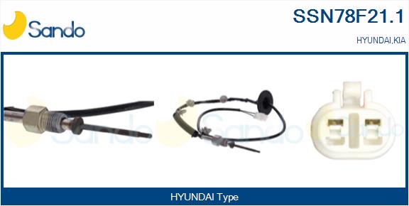Sensore, temperatura gas scarico SANDO SSN78F21.1