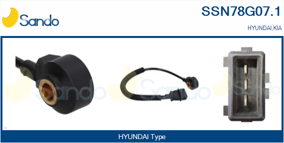 Sensore di detonazione SANDO SSN78G07.1