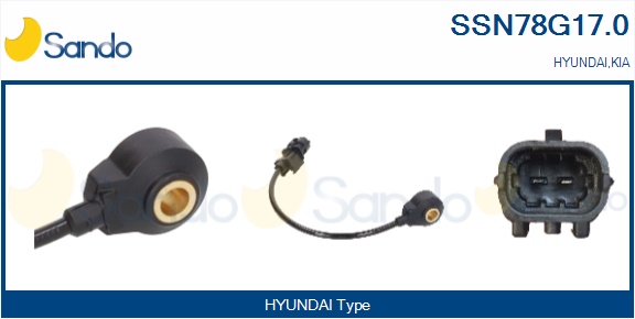 Sensore di detonazione SANDO SSN78G17.0
