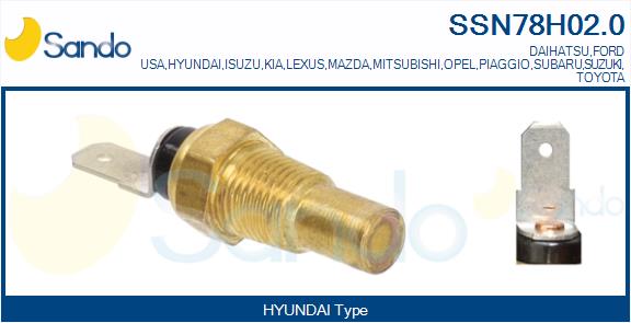 Sensore, temperatura refrigerante SANDO SSN78H02.0