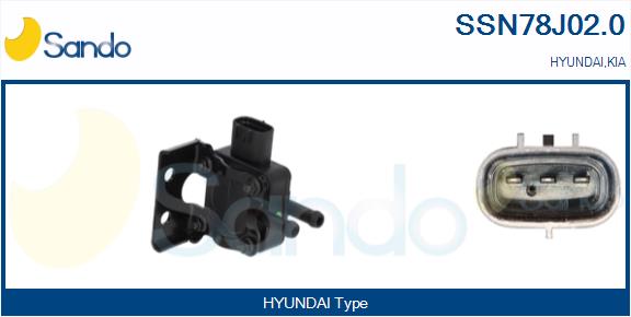Sensore, pressione gas scarico SANDO SSN78J02.0
