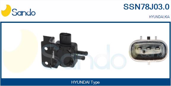 Sensore, pressione gas scarico SANDO SSN78J03.0