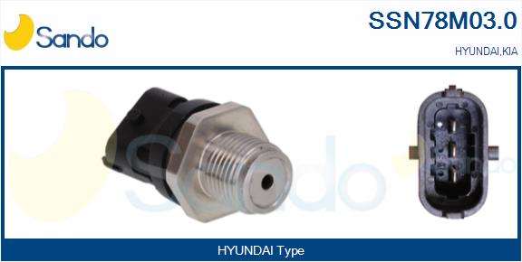 Sensore, pressione carburante SANDO SSN78M03.0